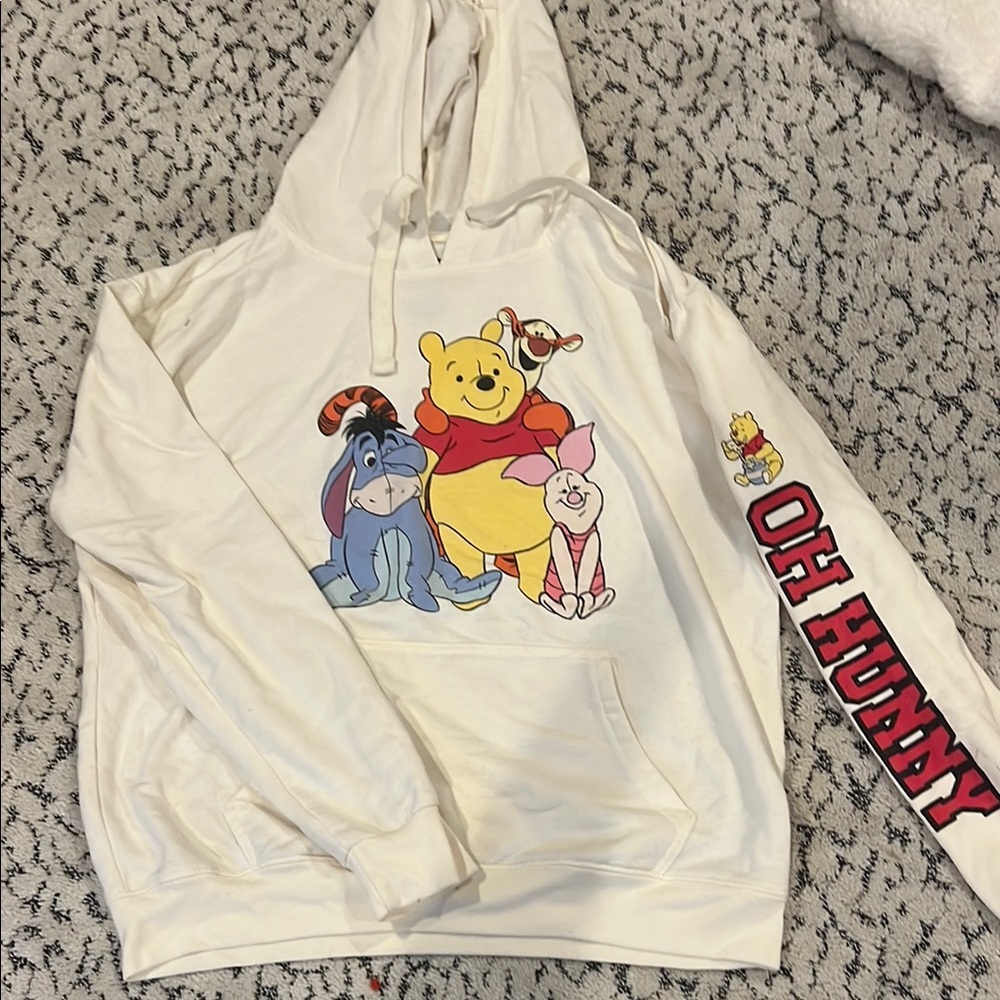 White Winnie the Pooh Disney Hoodie